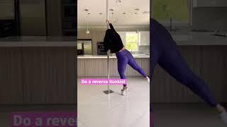 Try this beginner pole dancing routine! Learn how to pole dance #poledancing #poledance #shorts