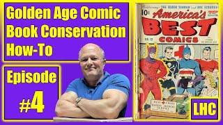 How To De-Acidify Comic Books from the Golden Age!