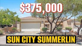 $375,000 Townhome for Sale in Sun City Summerlin