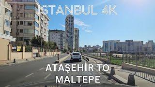 Istanbul 4K Drive from Ataşehir to Maltepe – Turkey 4K Drive and Sightseeing Video