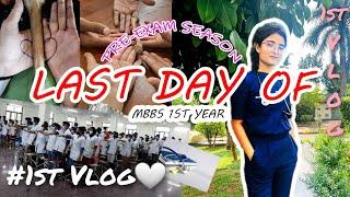 MBBS First Vlog: Last day of MBBS first Year| MBBS Student Life #vlog #myfirstvlog