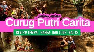 Jalan jalan ke Curug Putri Carita | Little Green Canyon nya Pandeglang | Review dan Tour Tracks !!!