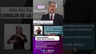 Elecciones Judiciales - Aldo Alex Castro Quevedo - Candidato al Consejo de la Magistratura