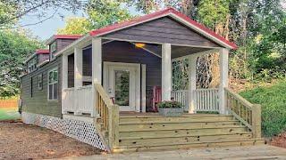 Possibly The COZIEST Little Red Roof Tiny House in the GA Mountains!