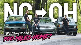 $3000 Car Roadtrip Challenge: Will They Make It Back From NORTH CAROLINA to OHIO?