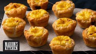 Chinese Egg Tarts with very flaky puff pastry!  - Marion's Kitchen