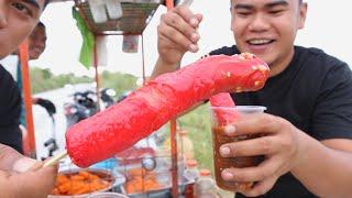 STREET FOOD MUKBANG with BOY SET UP