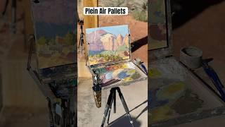 Plein Air Painting Pallets and Pochade Boxes #landscapepainting #pleinair #znp #howtopleinair