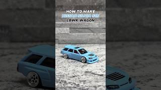 HOW TO MAKE NISSAN SILVIA S15 LBWK WAGON #hotwheels #nissan #lbwk #wagon #how