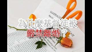 [怪奇教導]為什麼基督徒被嚴禁離婚？