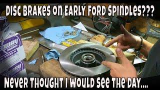 Speedway Disc Brakes on an Early Ford Spindle for Your Hot Rod- So Ya hopped it up.. can ya stop it?