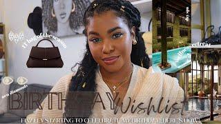 My Birthday Wishlist | taking time to celebrate ME! | spa day, wellness retreat, new JEWELRY!!