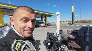 Граница Россия Казахстан. А харлей то уже и не чего. На Памирский тракт на Harley-Davidson часть 3.