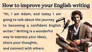 Improve Your English || Learn English Through Story || How to improve your English writing