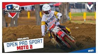 Open A Pro Sport Moto 2 Highlights: 2023 JS7 Freestone Spring Championship