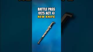 New V25 Act 4 Battle Pass Knife Skin - Valorant