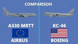 Comparison of the KC-46A and A330 MRTT: Military Multipurpose Transport Aircraft