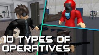 10 Types of Operatives in Entry Point [Roblox]