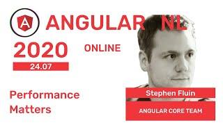 Stephen Fluin - Performance Matters at AngularNL 2020