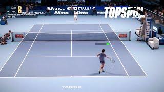 Top Spin 2K25 - Carlos Alcaraz Vs John McEnroe I HYPER TIE BREAK I Nitto ATP Finals (PS5)