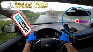 MITSUBISHI SPACE STAR: TOP SPEED ON GERMAN AUTOBAHN