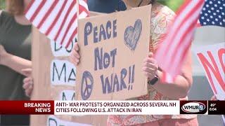 Anti-war protests organized across several New Hampshire cities following U.S. attack in Iran