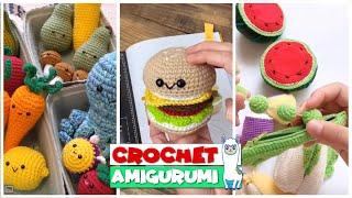 TikTok Crochet  Amigurumi   F O O D   ️ Compilation 115 | @anea_design_studio