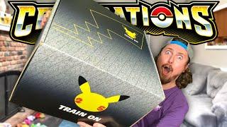 WORLDS BIGGEST POKEMON CARDS BOX EVER MADE! (Pokemon Celebrations Opening)