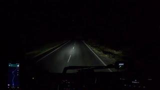 Truck Life - Night Drive Through Bulgaria, Dark Mountain Roads, Random Thoughts, and Empty Villages.