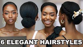 6 CLASSY & ELEGANT HAIRSTYLES FOR BLACK WOMEN | COMPILATION VIDEO | 2024