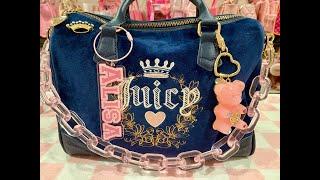 What's in my Regal Blue Juicy Couture Satchel Bag🩷 🩷