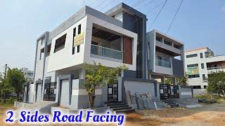 Brand New North East Corner Independent House For Sale || Hyderabad ( 2 Sides Road Facing )