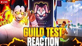 Guild Test Live Reaction On Gameplay With Civilian Gaming #freefire #gaming #guildtest