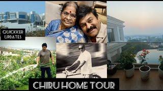 Meghastar Chiranjeevi Home tour | exclusive house visuals | Chiranjeevi new house video