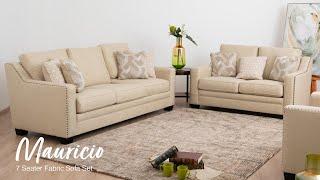 7 Seater Fabric Sofa Set - Mauricio | Furniture Palace