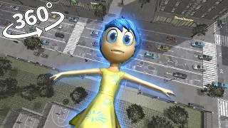 Inside Out Joy appear in the city! 360° VR