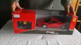 Ferrari Remote Control Car for Kids,458 Italia  PLAYTECH LOGIC LTD UNBOXING, & TEST & REVIEW