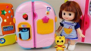 Baby Doll Refrigerator and food toys play