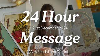 24-Hour Message Tarot Reading   I   December 21st 2024  I   My One and Only Official Tarot Account!