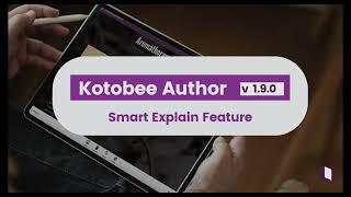 Kotobee Author v1.9.0 | Smart Examplain Feature