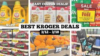 BEST KROGER DEALS | EASY COUPON DEALS TO SAVE MONEY | GROCERY & HOUSEHOLD SAVINGS | 3/12 - 3/18