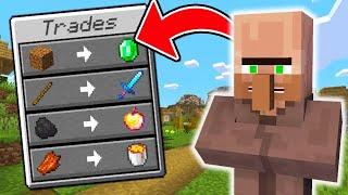 Minecraft, But Villagers Trade OVERPOWERED Items!