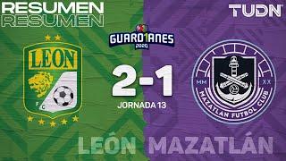 Resumen y goles | León 2-1 Mazatlán | Guard1anes 2020 Liga Mx - J13 | TUDN