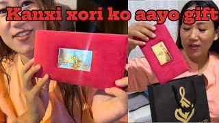 Kanxi xori ko aayo gift #mayagurung9799 #familyvlog 