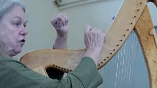 Ann Heymann: A Tour of Irish & Welsh Historical Harp Technique. Scoil na gCláirseach 2017