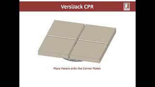 Wind Uplift Concealed Paver Retainer | VersiJack CP Retainer