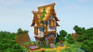 Minecraft | How to build a cozy medieval starter house