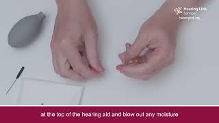 2.  Daily routine - cleaning hearing aids