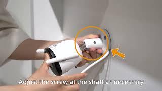 How to install Bullet series security camera?