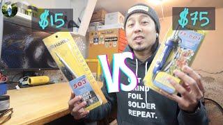 $15 soldering iron VS $75 soldering iron.  Which should you buy??